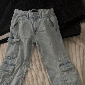 Aeropostale Light Blue Women's Cargo Jeans